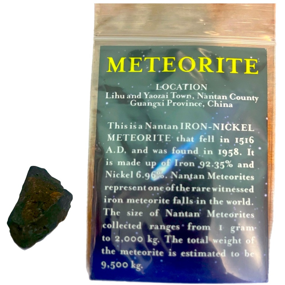 Nantan Iron Nickel Meteorite Fragment